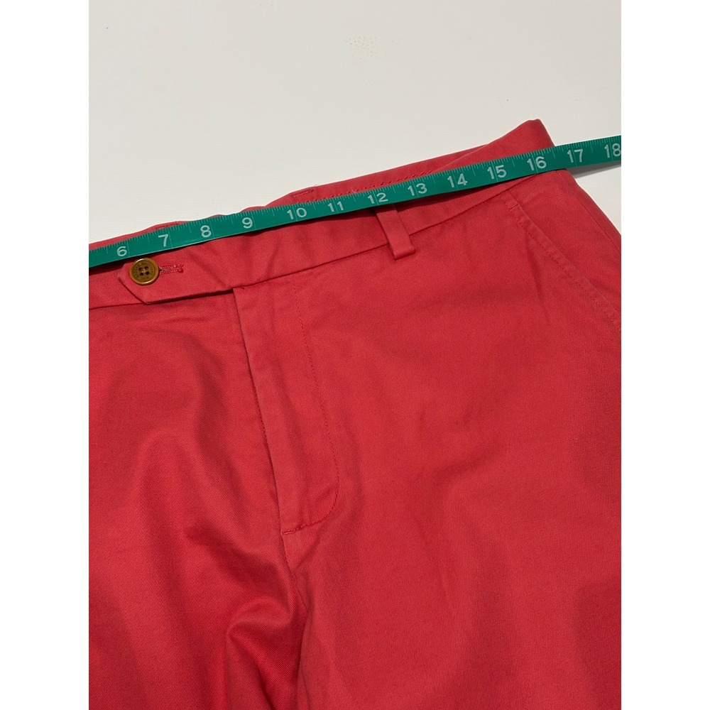 Brooks Brothers Milano Slim Fit Salmon Supima Cotton Chino Pants Mens 33x32 - Picture 8 of 12